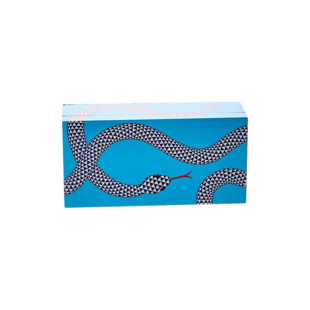 Jonathan Adler Eden Small Lacquer Box, Blue